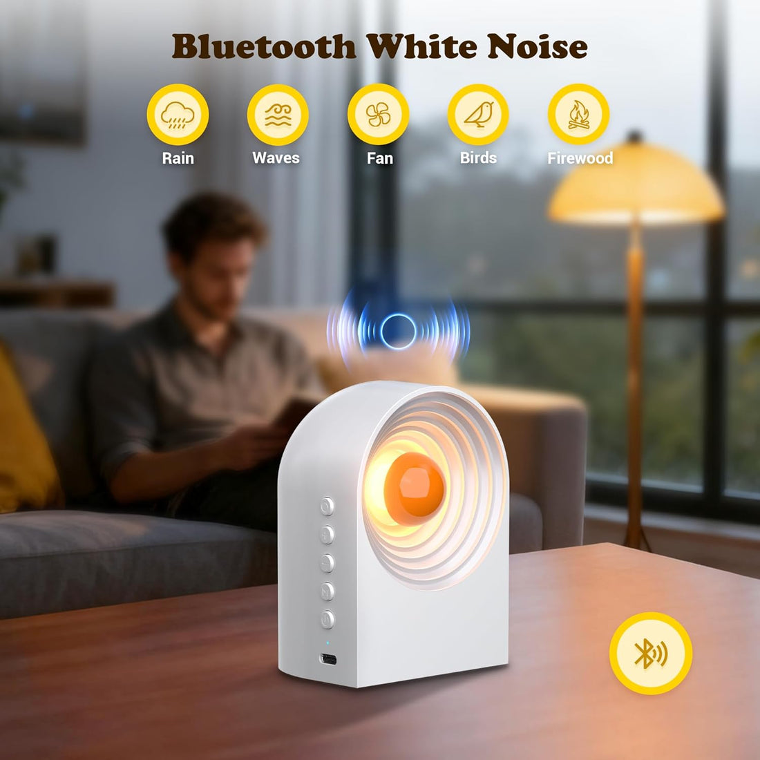 Capybara Night Light White Noise Sound Machine Bluetooth Silicone