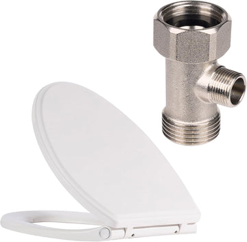 Vortaz Elongated Toilet Seat Bidet with Quiet-Close Feature