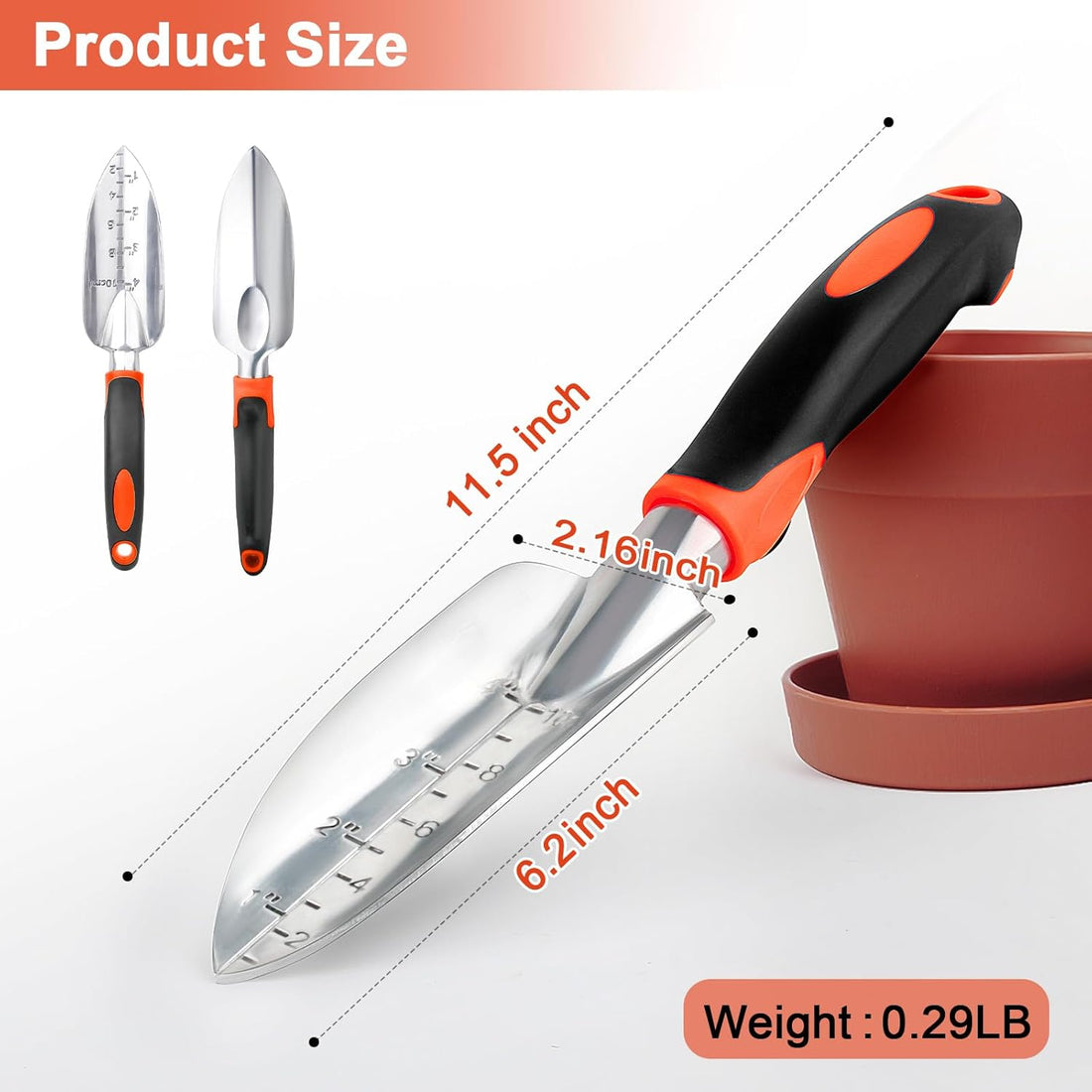 Garden Tool Set with Trowel Rake Shears Gloves and 100cm Repotting Mat