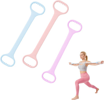 Figure 8 Resistance Band 35LB Silicone Home Gym with Non-Slip Handles