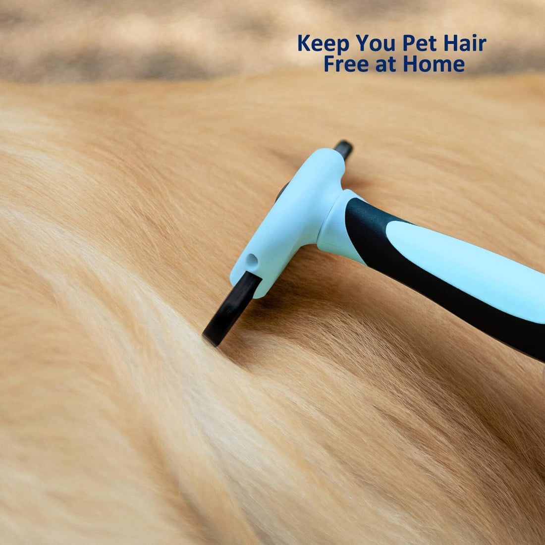 Pet Deshedding Brush for Cats and Dogs 4in Stainless Steel