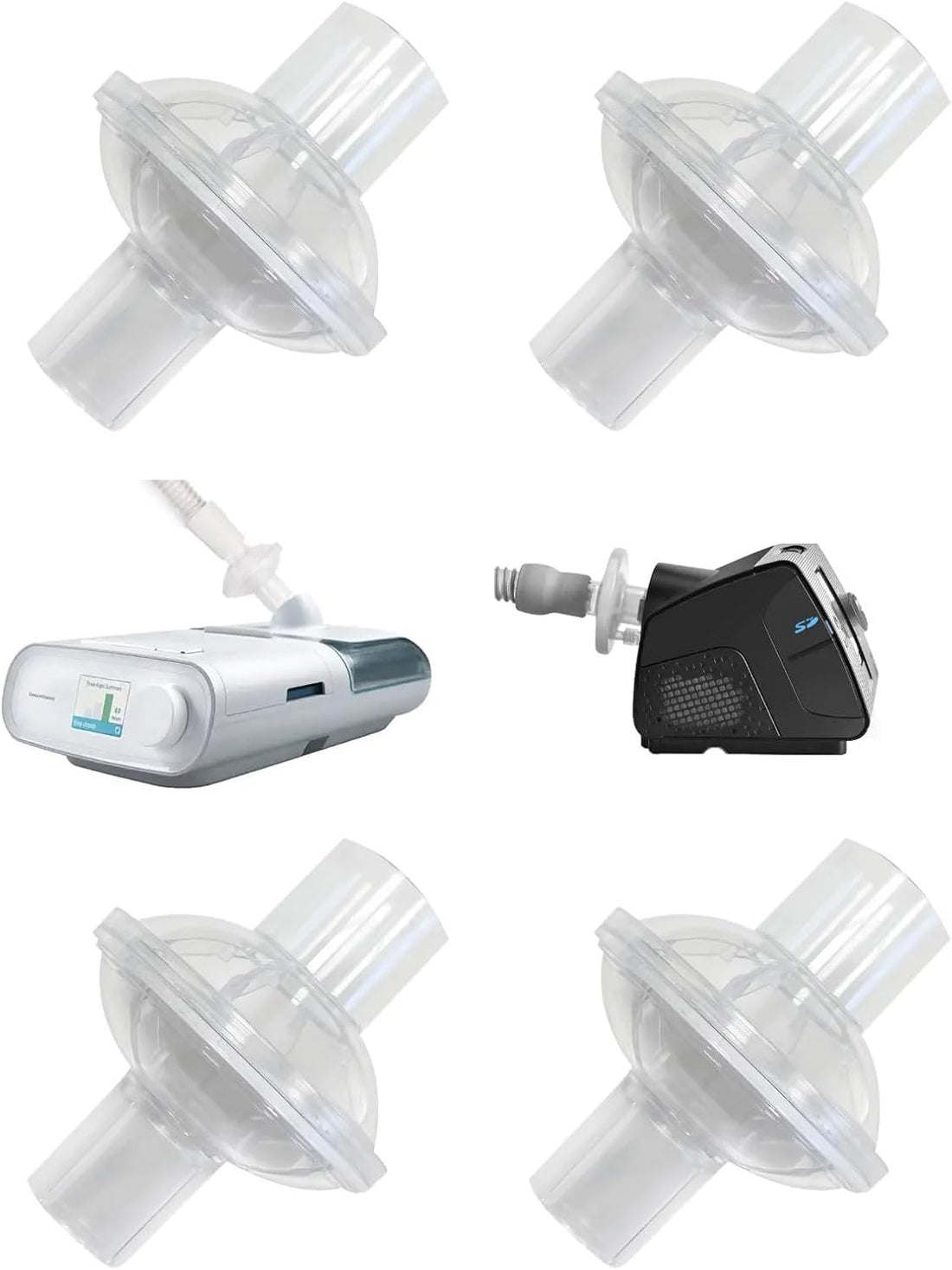 Universal CPAP Inline Filter 4-Pack for ResMed and Philips Respironics