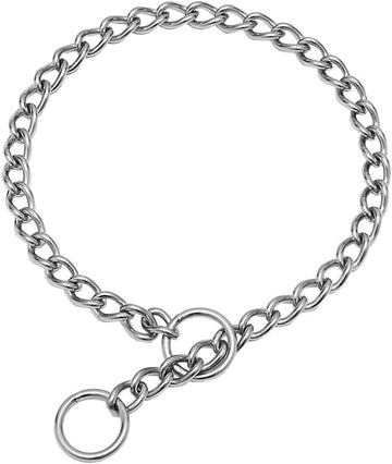 304 Stainless Steel Chain Dog Training Collar Slip Choke 51cm