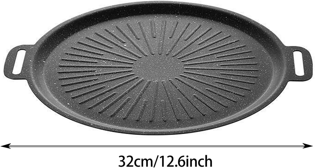 Vortaz Maifan Stone Grill Pan 32cm Non-Stick Cast Iron