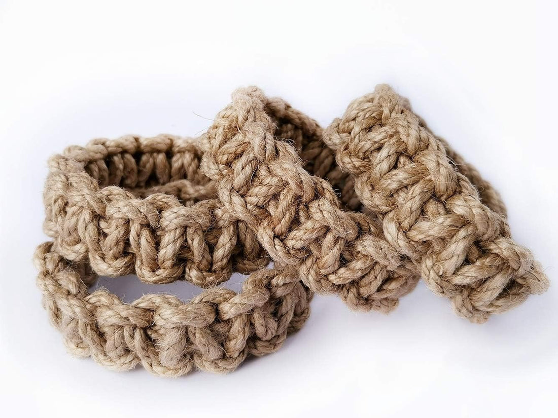 Vortaz Braided Curtain Tiebacks Rustic Farmhouse 4 Pack