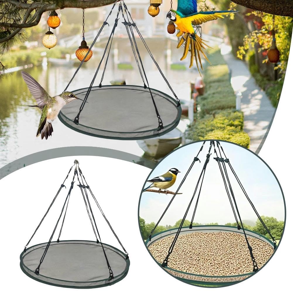 Large Bird Seed Catcher Tray for Hanging Bird Feeder
