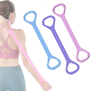 3-Pack Figure 8 Resistance Band Set for Full Body Strength Training