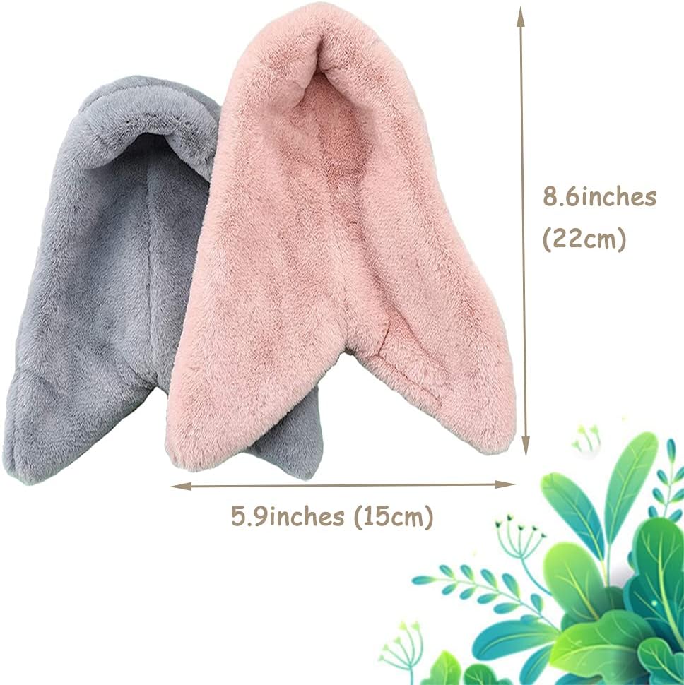 Soft Plush Bird Snuggle Hut 2-Pack Warm Hiding Shelter for Parakeets Cockatiels