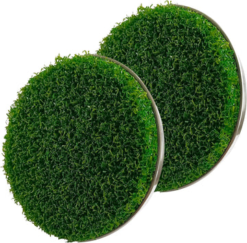 Golf Cup Covers Set of 2 Stainless Steel Protective