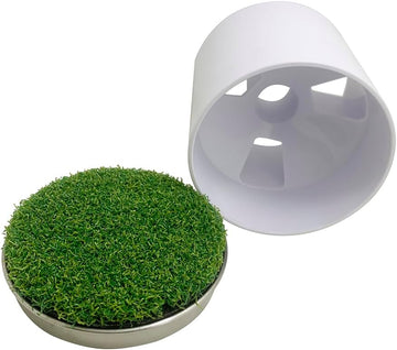 Golf Putting Cup Set Metal Base Practice Green Heavy Duty