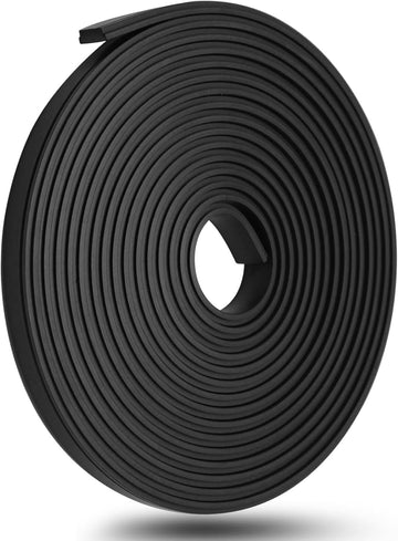 Vortaz Flexible Shower Door Magnetic Strip 134 Inch Black