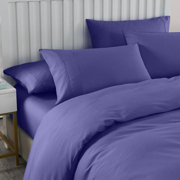 Royal Comfort Bamboo 6-Piece Sheet Set 2000TC Cooling King Royal Blue