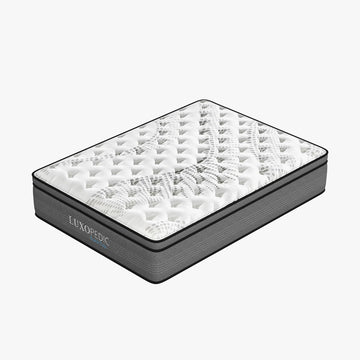 Luxopedic Pocket Spring Mattress 5 Zone Euro Top 32cm Medium Firm Double