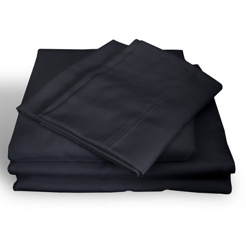 Royal Comfort Bamboo Cotton Sheet Set 1000TC Queen Charcoal