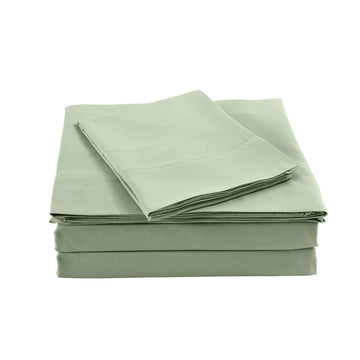 Royal Comfort Bamboo Sheet Set 1000TC Queen Sage Green