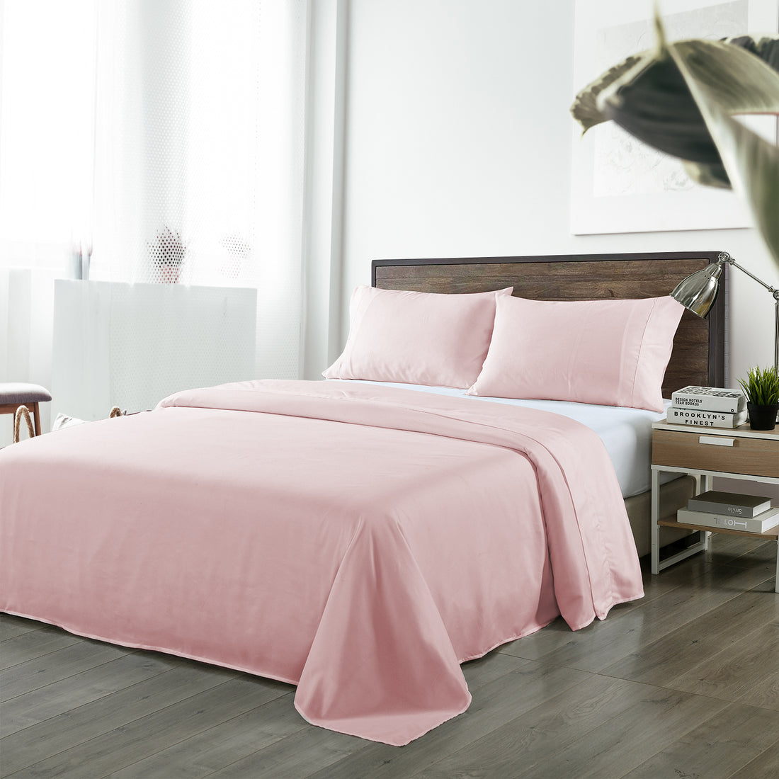 Royal Comfort Bamboo Sheet Set 1000TC Queen Bubble Bath