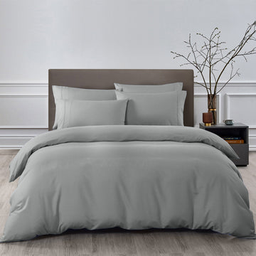 Royal Comfort Bamboo 6-Piece Sheet Set 2000TC Cooling Queen Grey