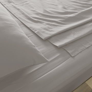 Royal Comfort 1000TC Bamboo Cotton Quilt Cover Set King Dove Grey