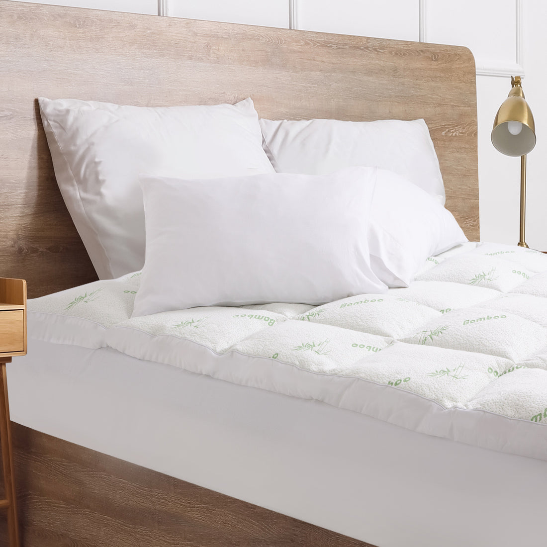 Royal Comfort Luxury Bamboo Mattress Topper 1000GSM Single