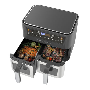 Kitchen Couture Dual Zone Air Fryer 10L Stainless Steel