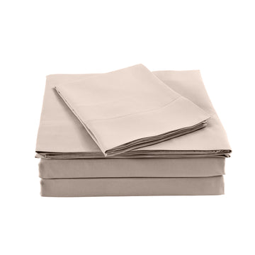 Royal Comfort Bamboo Rich Sheet Set 1000TC Queen Warm Grey