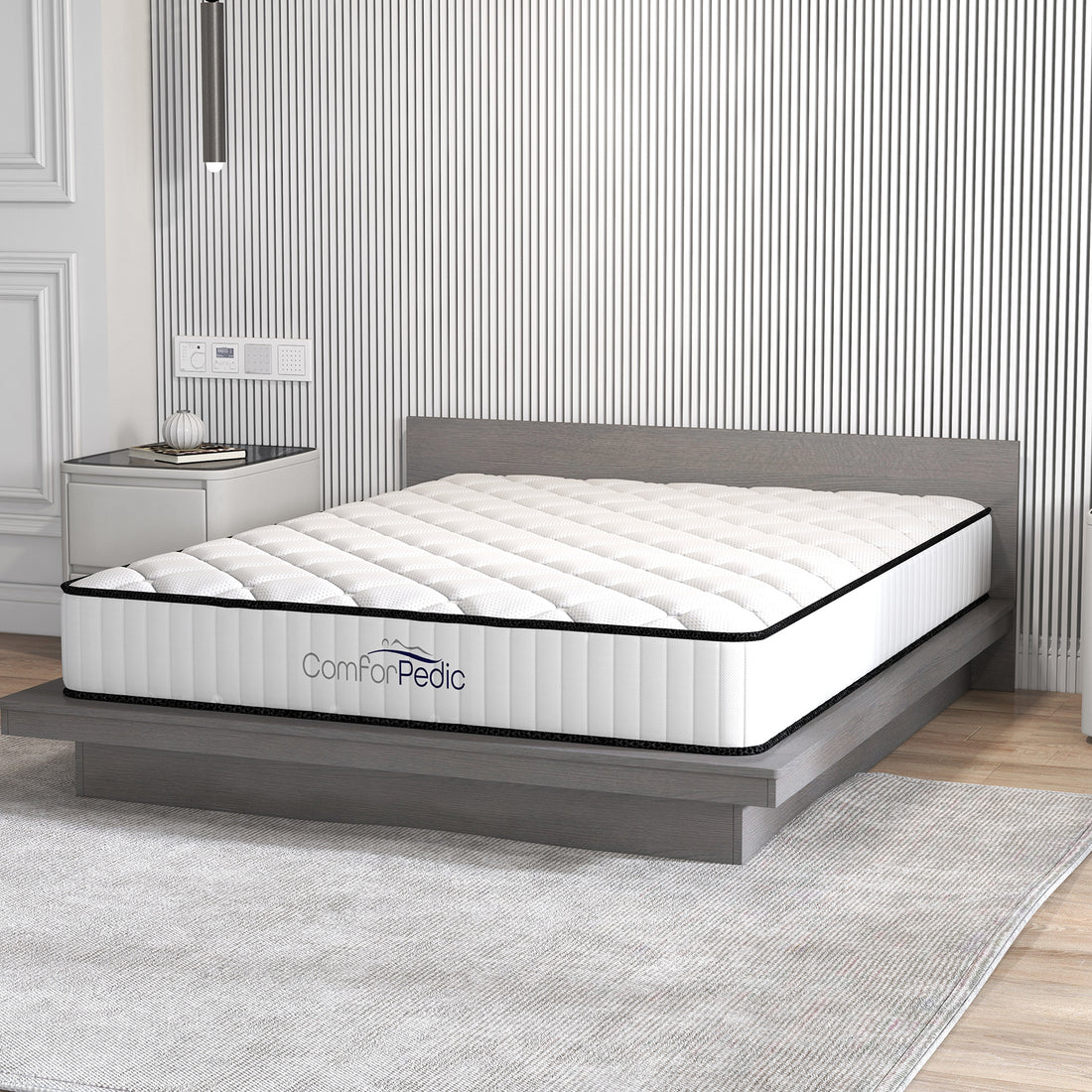 Comforpedic 5 Zone Mattress Foam Bonnell Spring Medium Support Double