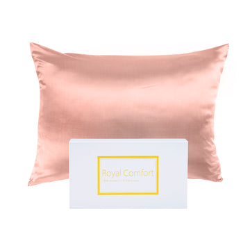 Royal Comfort Pure Silk Pillowcase 51x76cm 16 Momme Blush