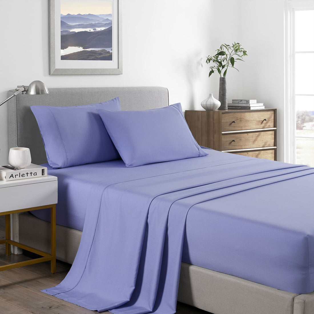 Royal Comfort Bamboo Cooling Sheet Set 2000 Thread Count King