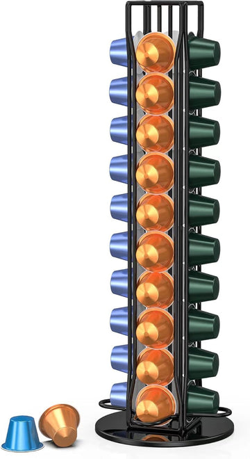 Coffee Pods Holder with 360 Rotation 40 Pod Capacity
