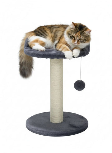 CARLA HOME Compact Cat Tower with Sisal Post for Kittens 47cm