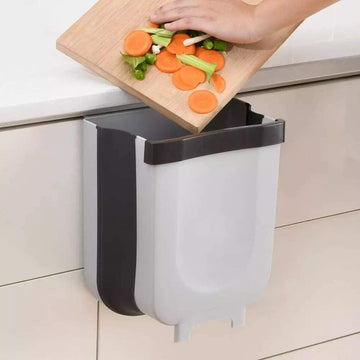 Hanging Cabinet Kitchen Bin 30L Grey Collapsible