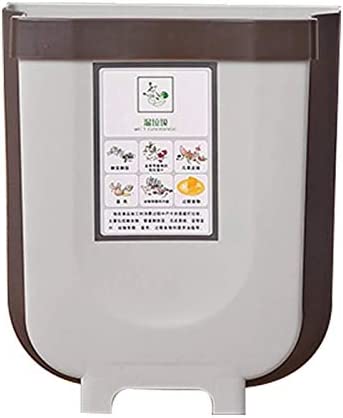 Hanging Cabinet Kitchen Bin 30L Grey Collapsible
