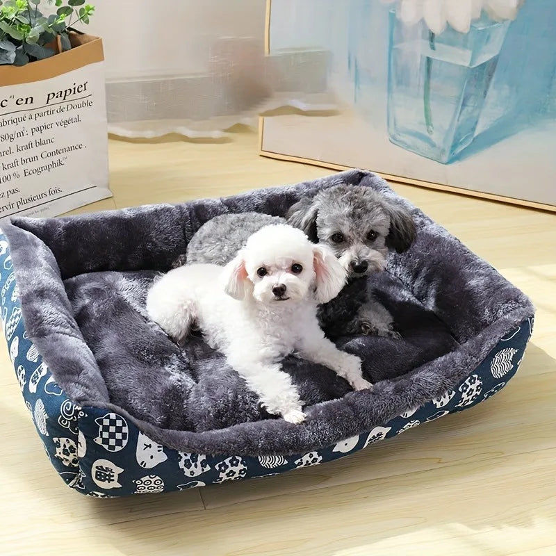 XXL Blue Pet Bed Sofa Mat Breathable for Cats Dogs