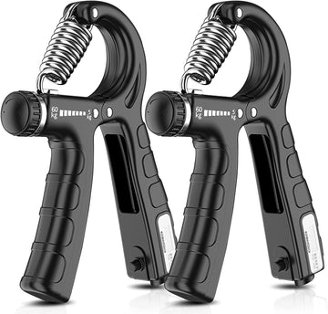Adjustable Hand Grip Strengthener 5-60kg with Counter 2-Pack
