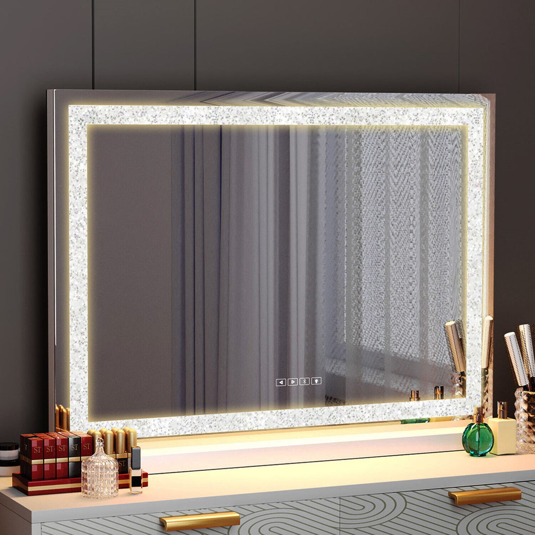 Embellir Hollywood Makeup Mirror LED Bluetooth USB Charging 80cm