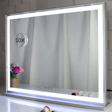 Hollywood LED Makeup Mirror Smart Touch 3 Color Dimmable Light 72cm