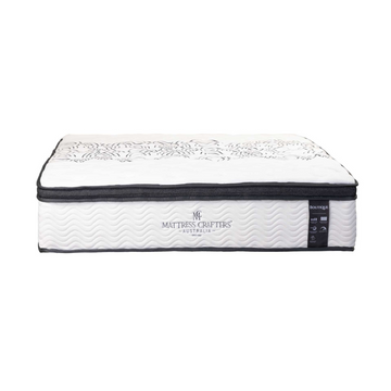 Boutique King Mattress Memory Foam 7 Zone Pocket Spring 32cm Medium Firm