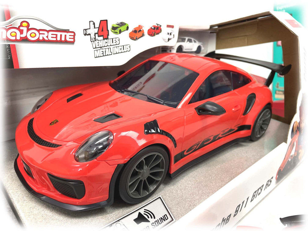 Majorette Porsche Diecast Model Car Set with Carry Case 31cm Orange