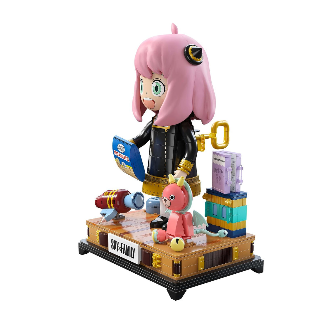 Kalos Anya Forger Face-Changing Building Block Figure with Accessories 31cm