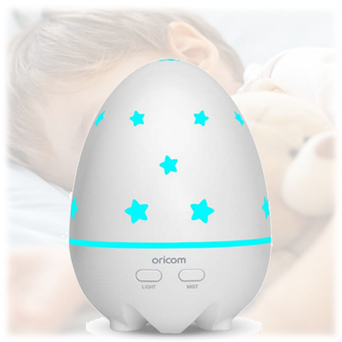 Oricom Nursery Aroma Diffuser Humidifier Night Light 160ml