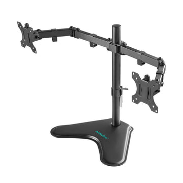 activiva Dual Monitor Arm Freestanding Desktop Stand Black