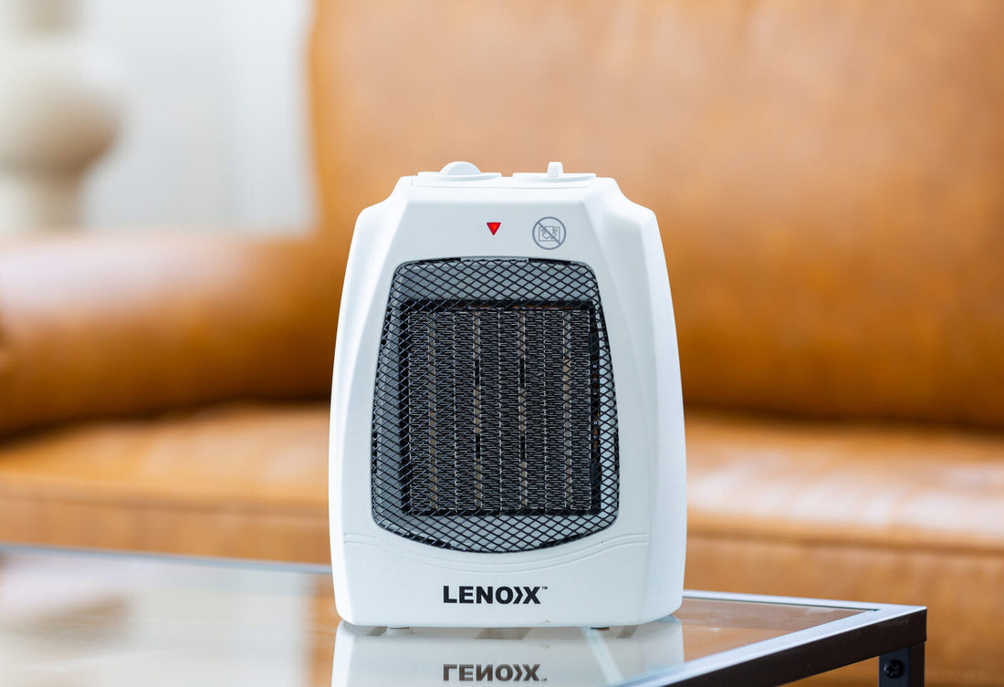 Lenoxx Ceramic Tower Heater 1500W White with Thermostat