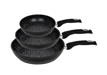 Healthy Choice Forged Frypan Set Non-stick 3-Piece 20-28cm