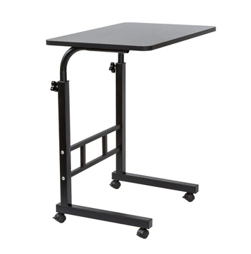 Hacienda Portable Laptop Desk Height Adjustable with Castors Black