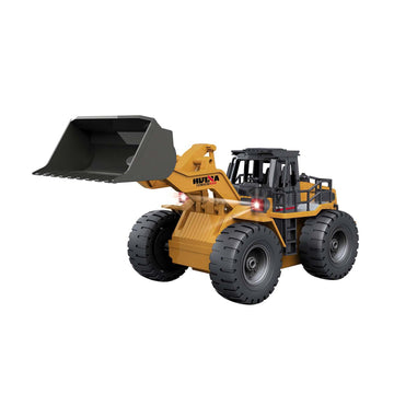 Remote Control Bulldozer Die-Cast RC Toy 30m Range USB Rechargeable