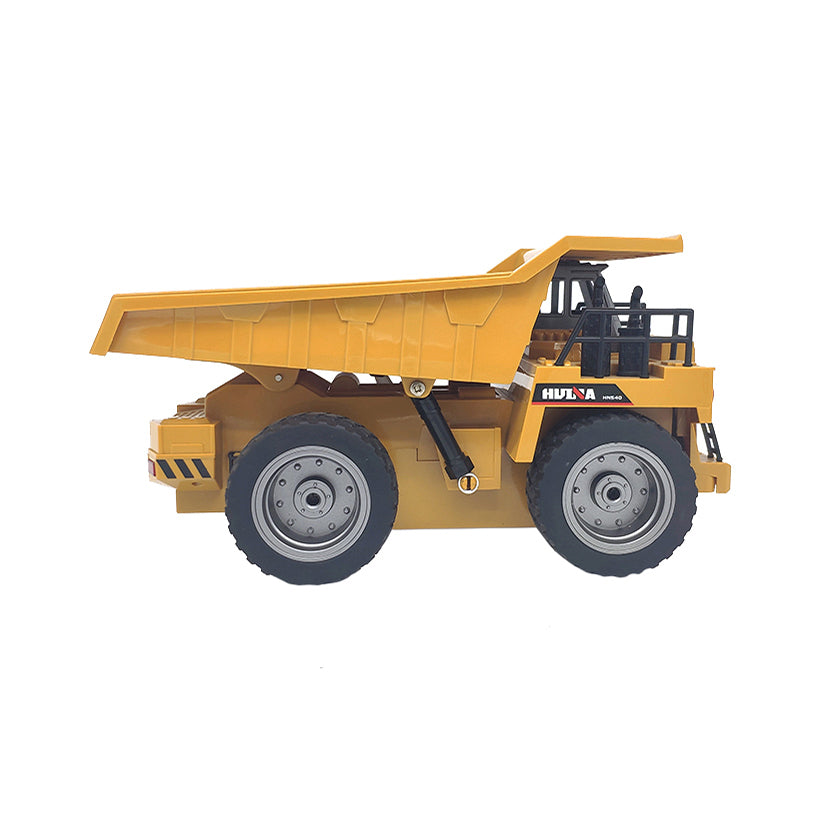 Remote Control Dump Truck Die-Cast RC Toy 30m Range USB Rechargeable