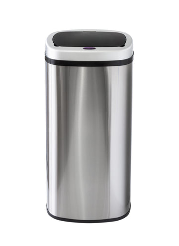 Devanti Motion Sensor Bin 70L Hands-Free Stainless Steel