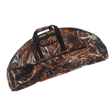 Portable Compound Bow Case Archery Carry Bag 115cm Padded Camo