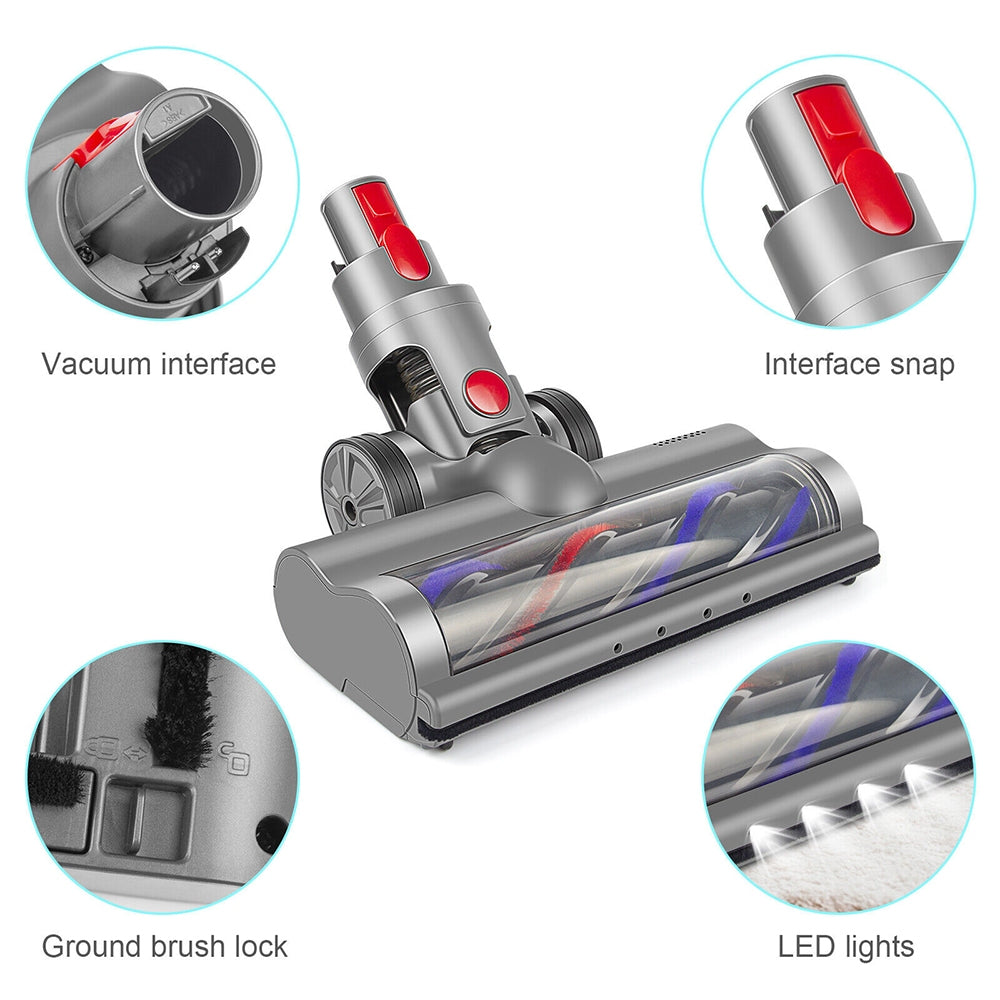 Dyson Turbo Brush Head with LED Light for V7 V8 V10 V11