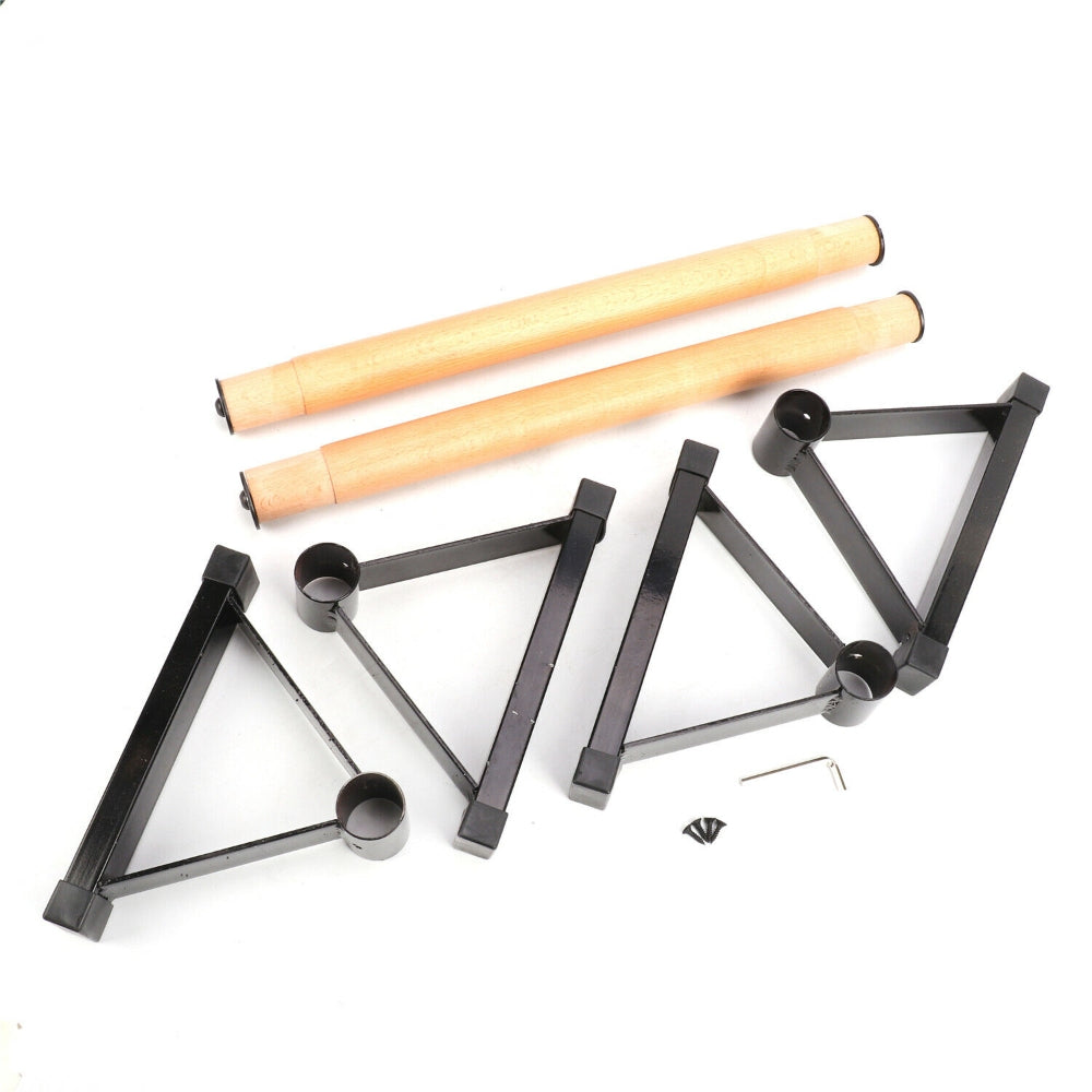 Parallettes Push-Up Parallel Bars Beech Steel